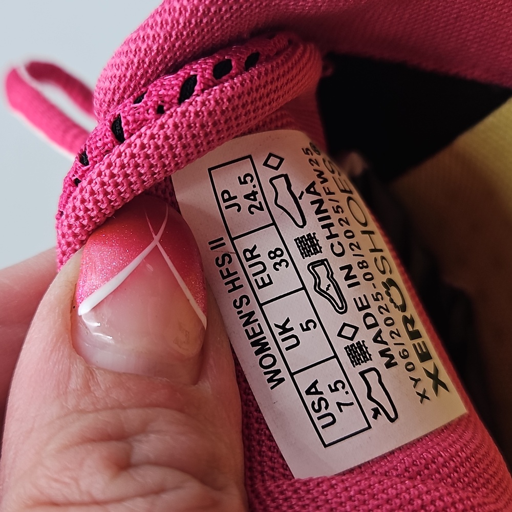 Xero Shoes Women's HFS II Pink Minimalist Barefoot Zero Drop Running Women 7.5 - Picture 2 of 13